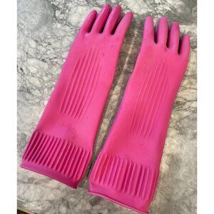 Mamison 2 Pairs Reusable Waterproof Household Dishwashing Cleaning Rubber